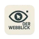 a white square with black text and a eye and cursor